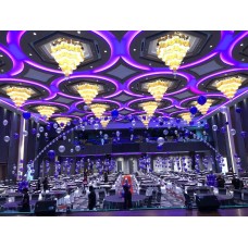 Ballroom Helium balloon string of pearls Decoration